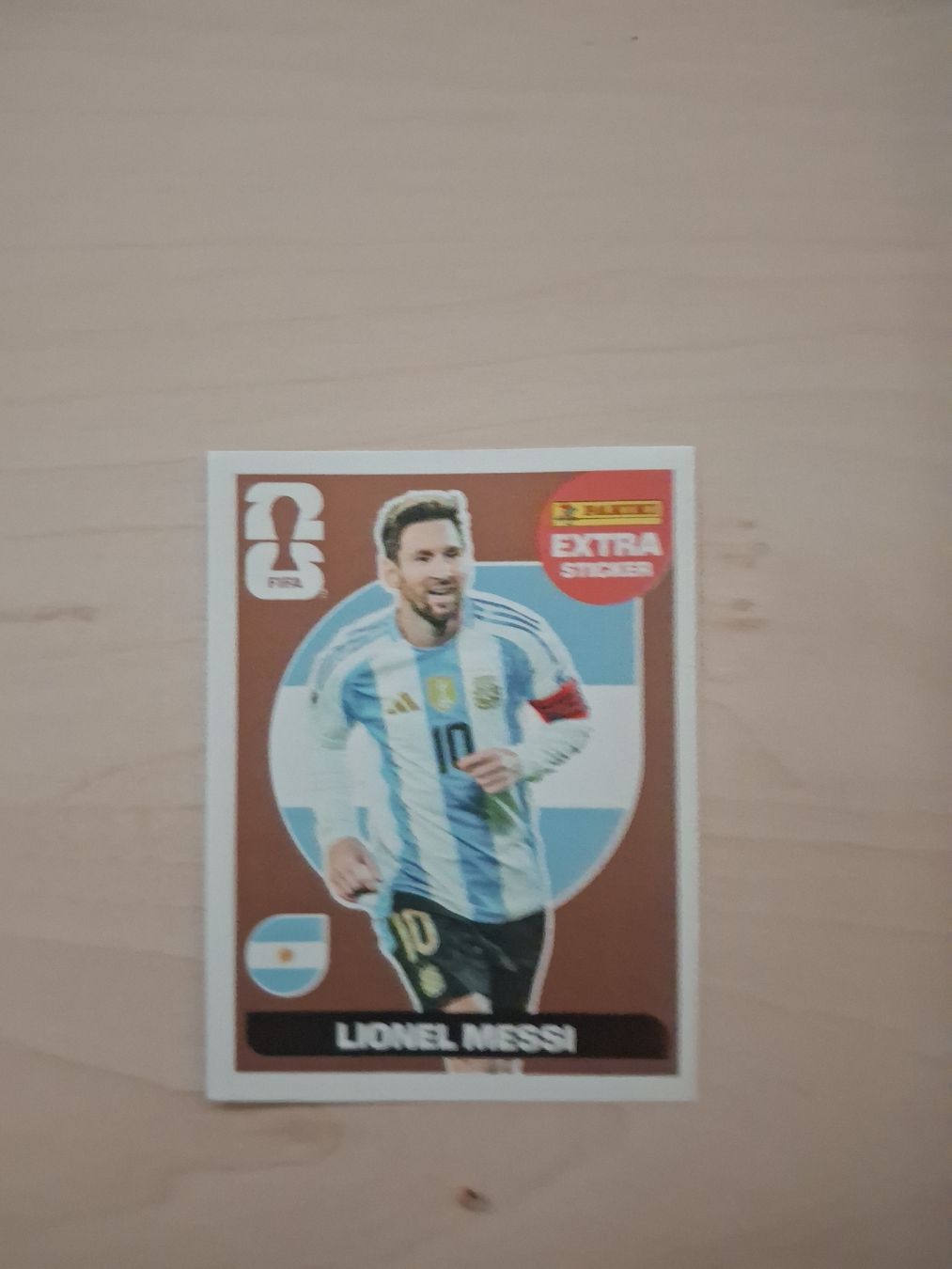 Panini Cartes à collectionner: Lionel Messi Extra sticker Panini Bronze Version WM 2026 – Neuf (Voir description) à Rumlikon par Schnaeppchenkoenigin