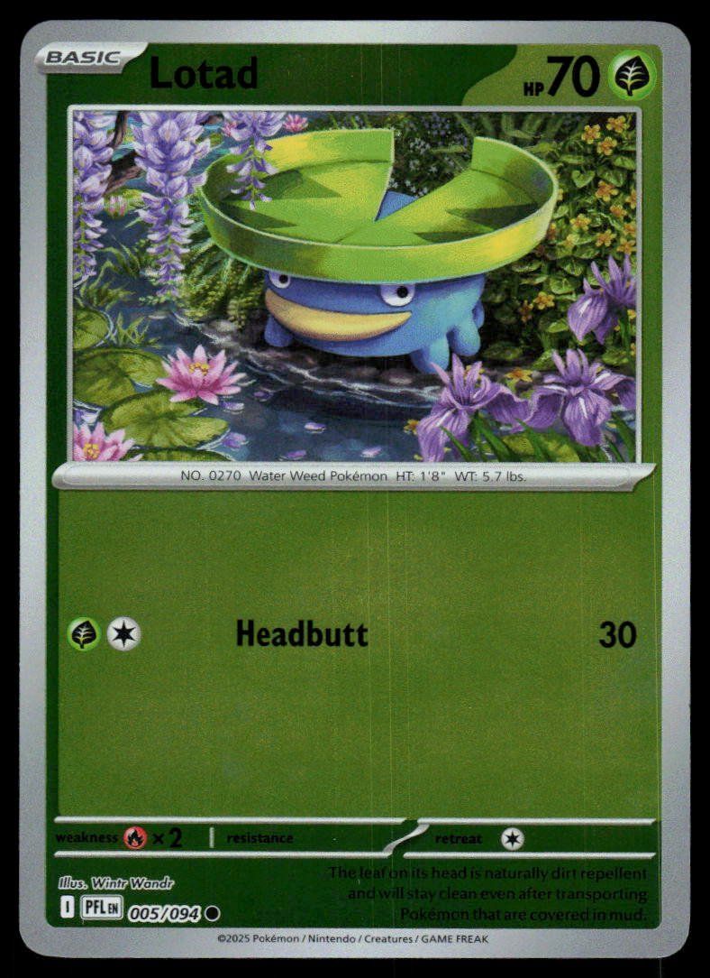 Pokémon Sammelbilder & Trading cards: Pokemon Lotad 005/094 – Gebraucht aus Herisau von Pokemon2025