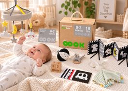 Montessori Play Box 0–2 Monate Babyspielzeug 18 Teile