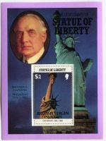 Block "Warren G. Harding". Britische Jungferninseln