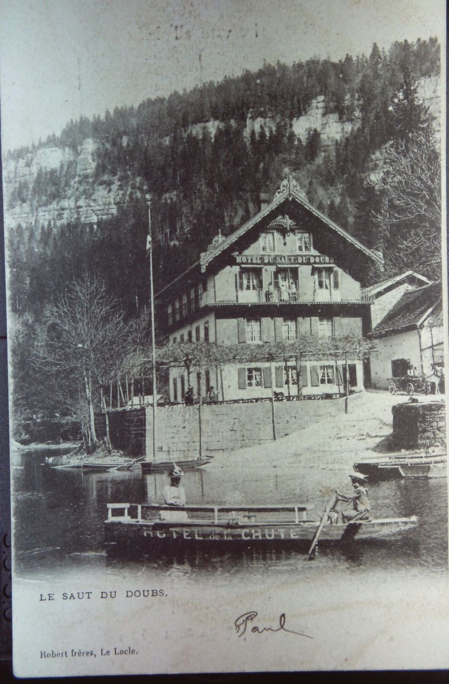 Ansichtskarten: Le saut du Doubs – Gebraucht aus Le Locle von Roger46