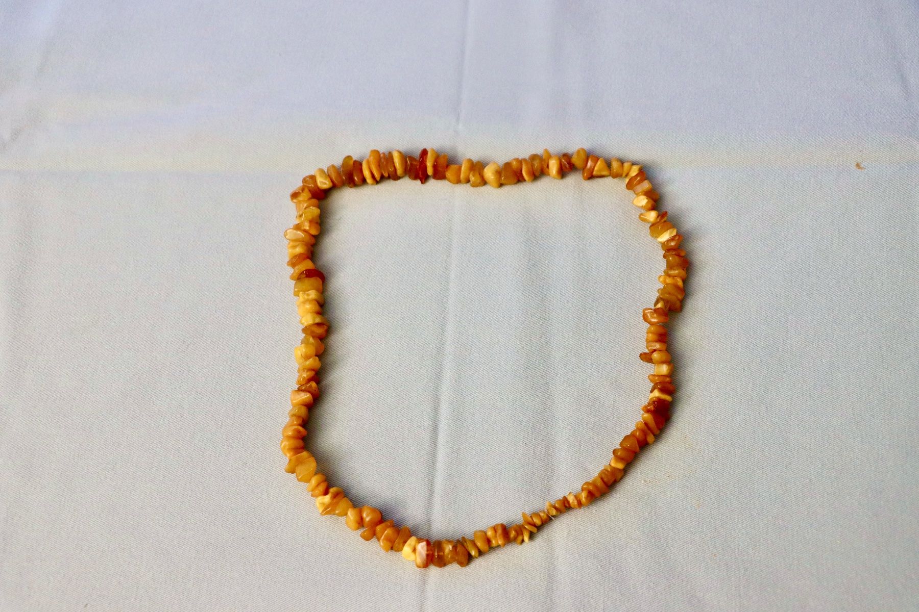 Catenine: Bernsteinkette ca. 66 cm , 43 gr – Usato da Rheinfelden venduto da Floyd5