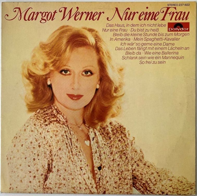Dischi in vinile: Margot Werner, Nur eine Frau – Usato da Flums venduto da Empe1