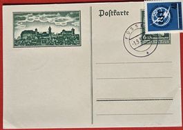DEUTSCHES REICH POSTK. HITLER REICHSPARTEITAG NÜRNBERG 1938