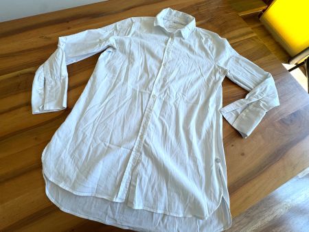 Hemdbluse Longbluse Tunika Milano Italy Weiss Gr 40 Traum