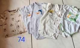 Kurzarm Bodys Grösse 74