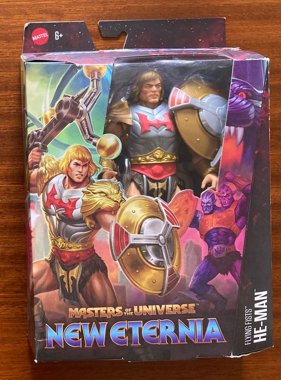 Masters Of The Universe Masterverse – Flying Fists He-Man Action Figure New Eternia – 17,8 Cm – 30 Punti Articolazione - 5