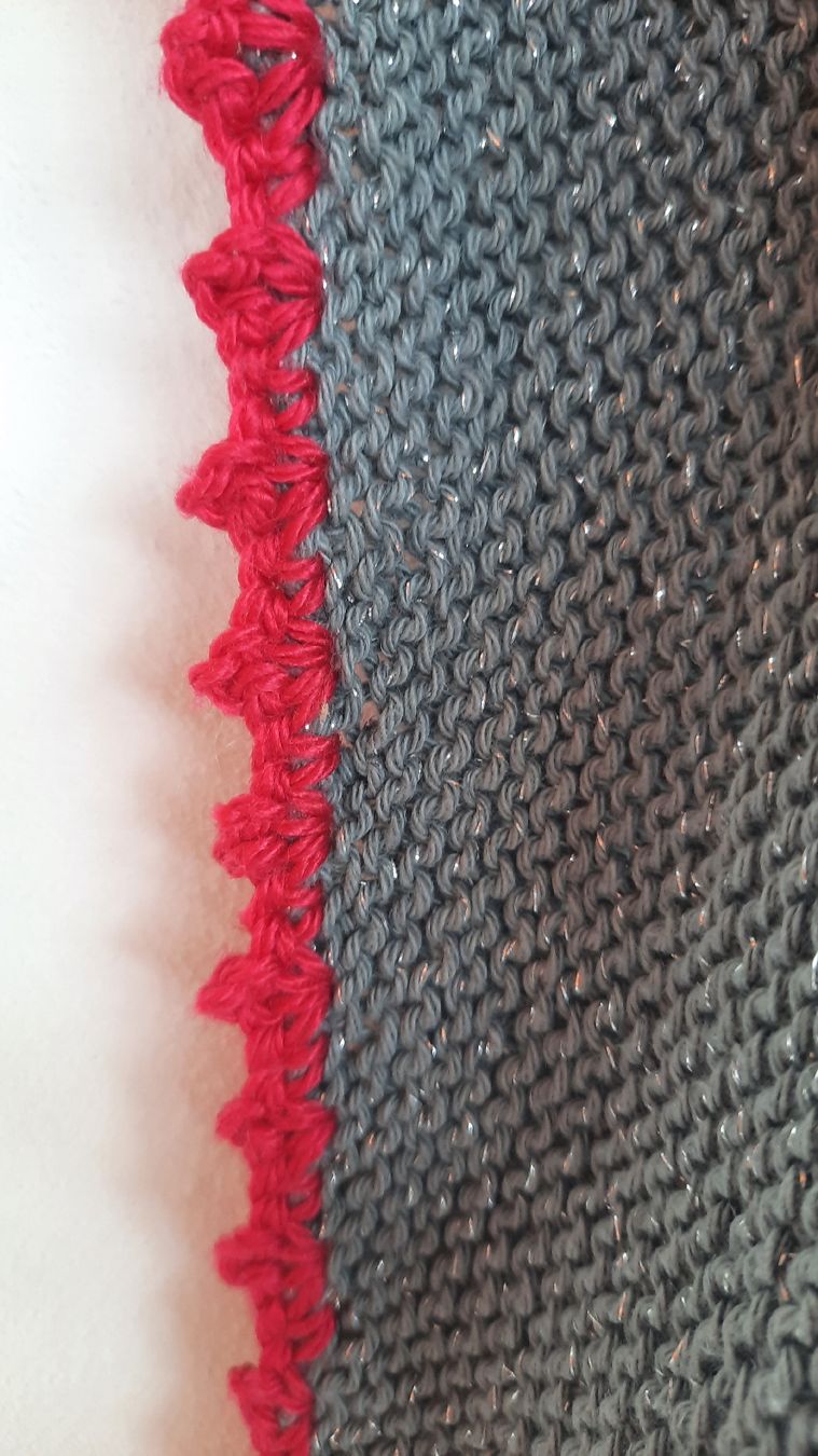 Foulards, Tücher & Schals: Schal mit Glitzerfäden & Häkelborte – Neu (gemäss Beschreibung) aus Zuchwil von bvj_5t82 1