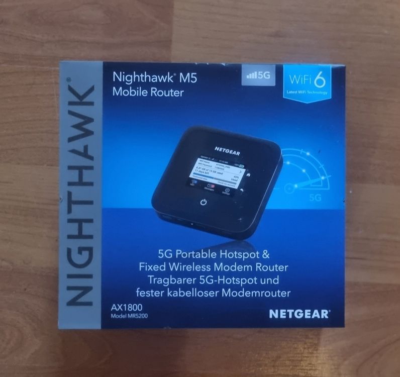 Netgear MR5200 Nighthawk M5 5G WiFi 6 Mobil Router Kaufen auf Ricardo