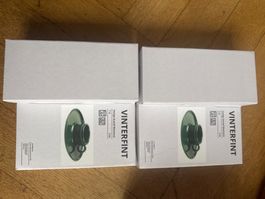2 Gustaf Westman x Ikea Vinterfint Tasse/Untertasse Set grün