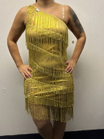 Charlestonkleid gold Gr.34