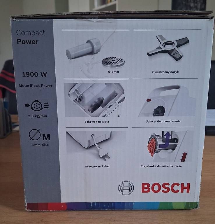 Bosch Elettrodomestici da cucina: Fleischwolf Bosch Compact Power – Usato da Effretikon venduto da dan_rh6w 1