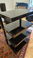 NorStone Esse meuble hifi en acier-verre / excellent état