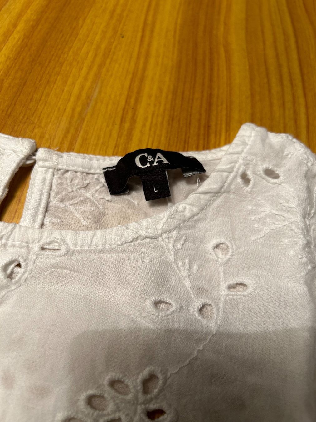 C&A Camicette: Shirt Bluse C&A Mode Damen mit Spitzen – Usato da Steffisburg venduto da smocky17 1