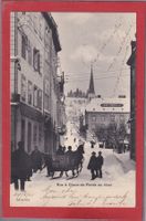 Rue à Chaux de Fonds en hiver - 1904 / Girard-Perregaux & Co
