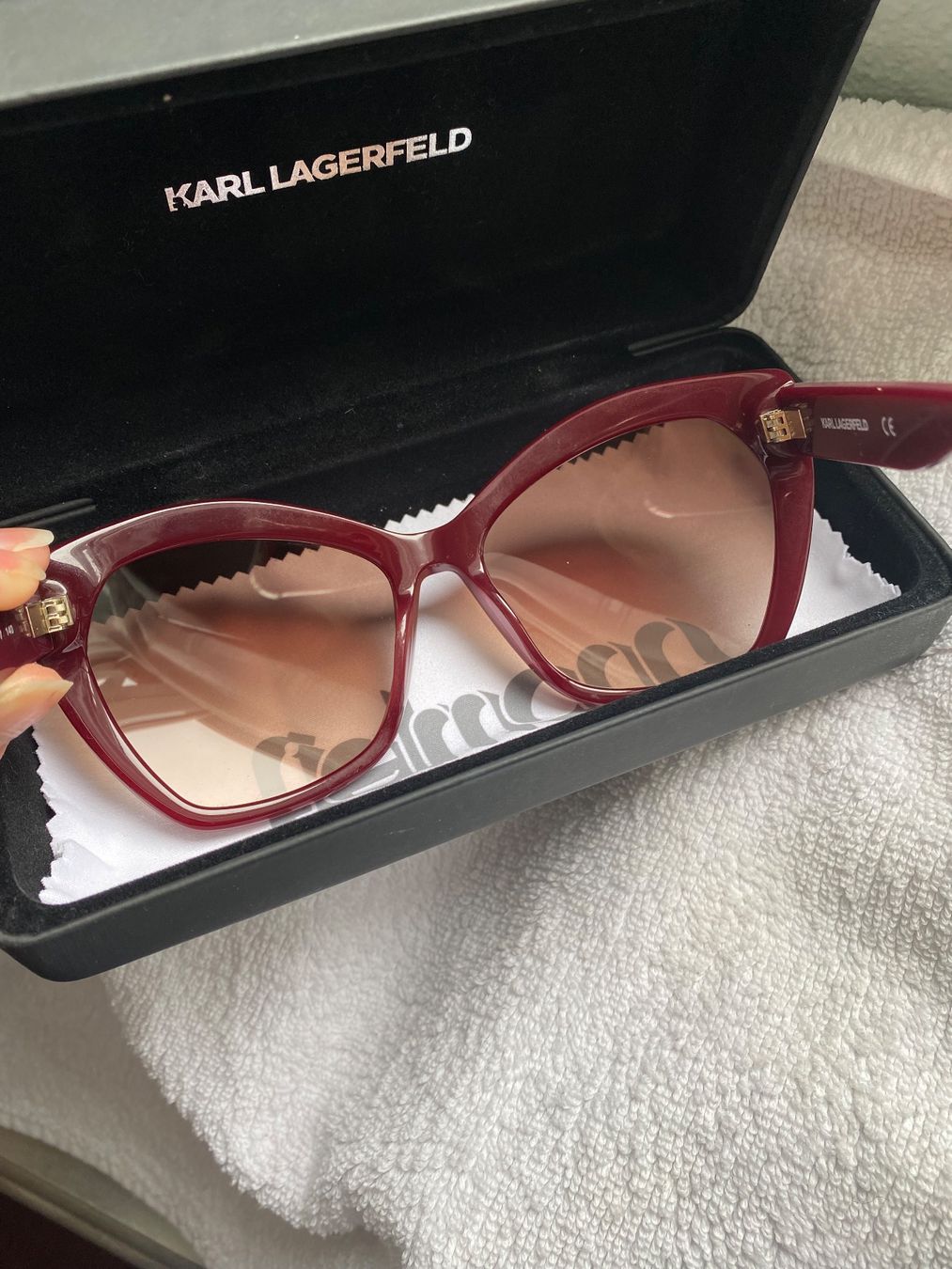 Karl Lagerfeld Occhiali & Lenti: KARL LAGERFELD Sonnenbrille – Usato da Besazio venduto da lionheart63 2