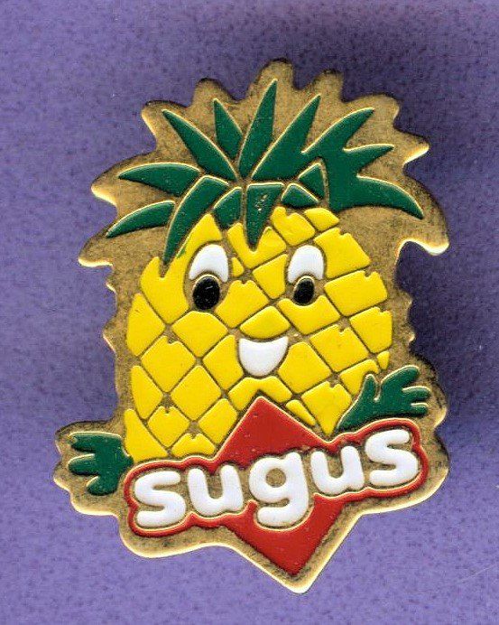 Sugus Placchette & Badge: sugus   Ananas – Usato da Winterthur venduto da Sammleroase