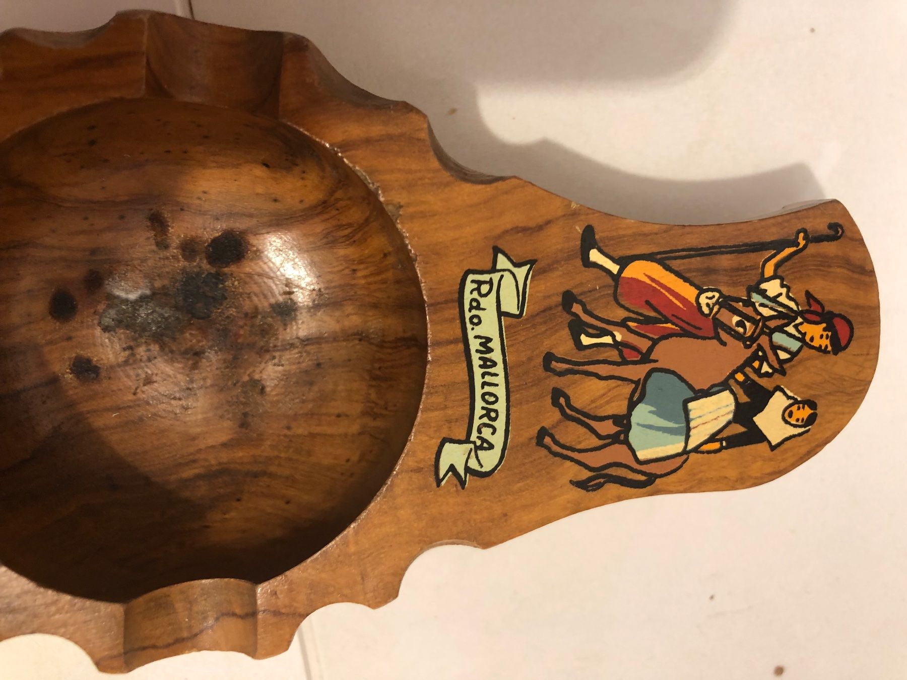 Aschenbecher: Cendrier en bois de Mallorca – Gebraucht aus Icogne von cen_h97r 1
