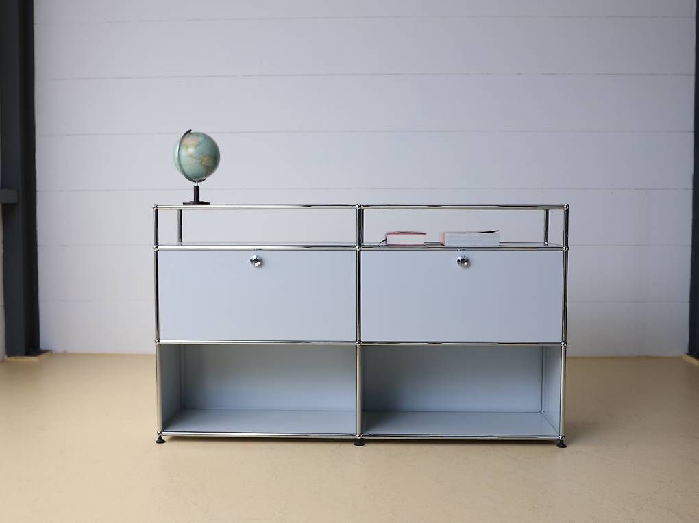 USM Scaffali: USM Haller Sideboard 2x2 in Lichtgrau – Usato da Meinisberg venduto da atelier_TILIJA