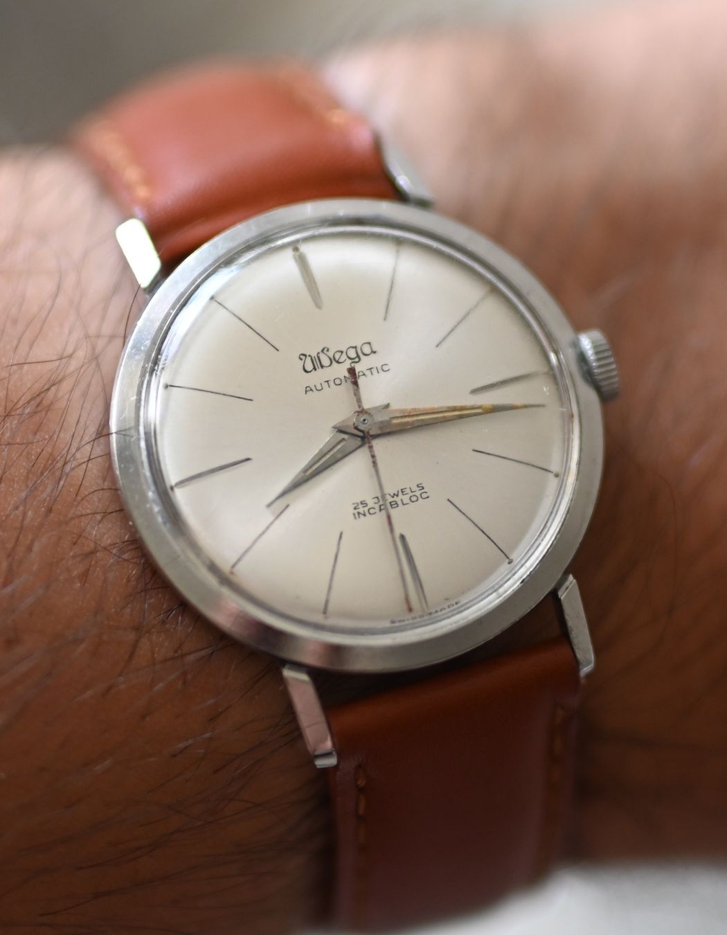 Wega Orologi: WEGA Automatic - Vintage Armbanduhr – Usato da Bern venduto da DasSpaghett