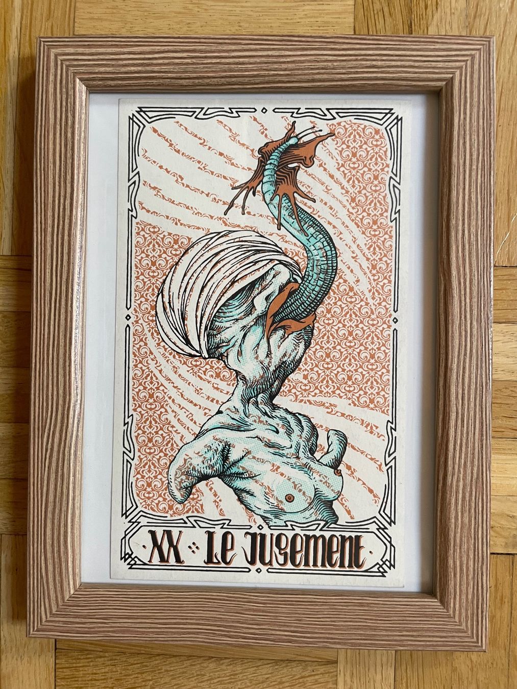 Cartoline: Cadre carte de Tarot "Le Jugement" Création originale – Usato da Oron-la-Ville venduto da W.XIX