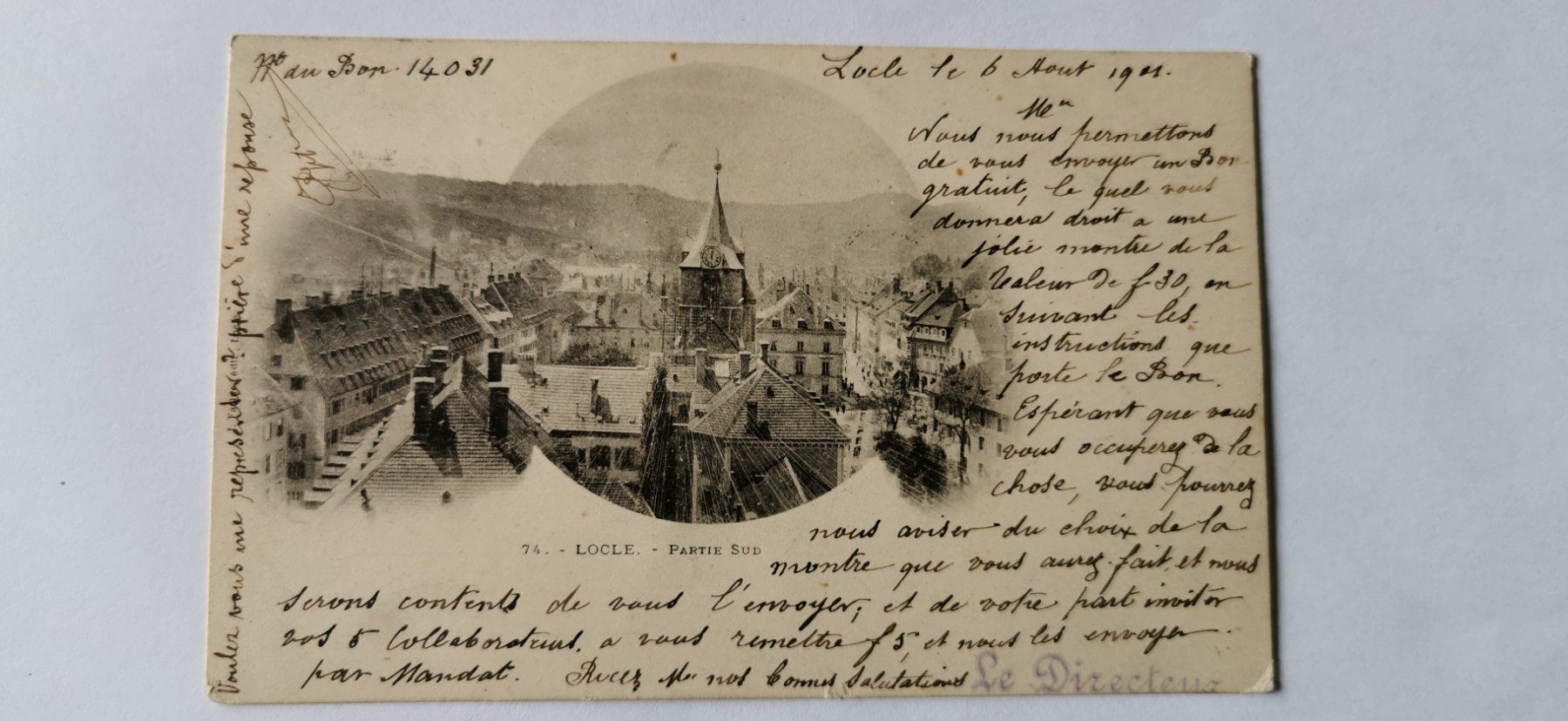 Alle Briefmarken: Postkarte 1901 – Gebraucht aus Aadorf von Chnorli-Furz 1