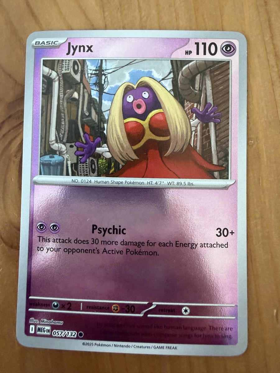 Pokémon Carte collezionabili: Jynx (MEG057) – Nuovo (secondo la descrizione) da Vevey venduto da Matx