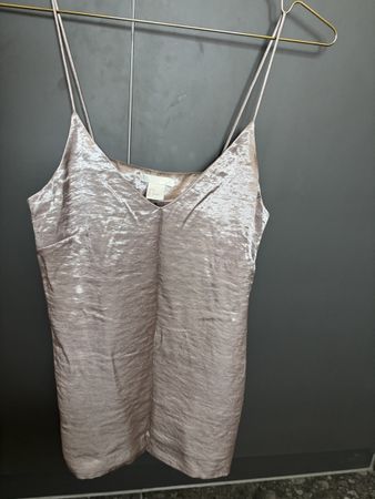 Canotta H&M beige lucido taglia 36 EUR