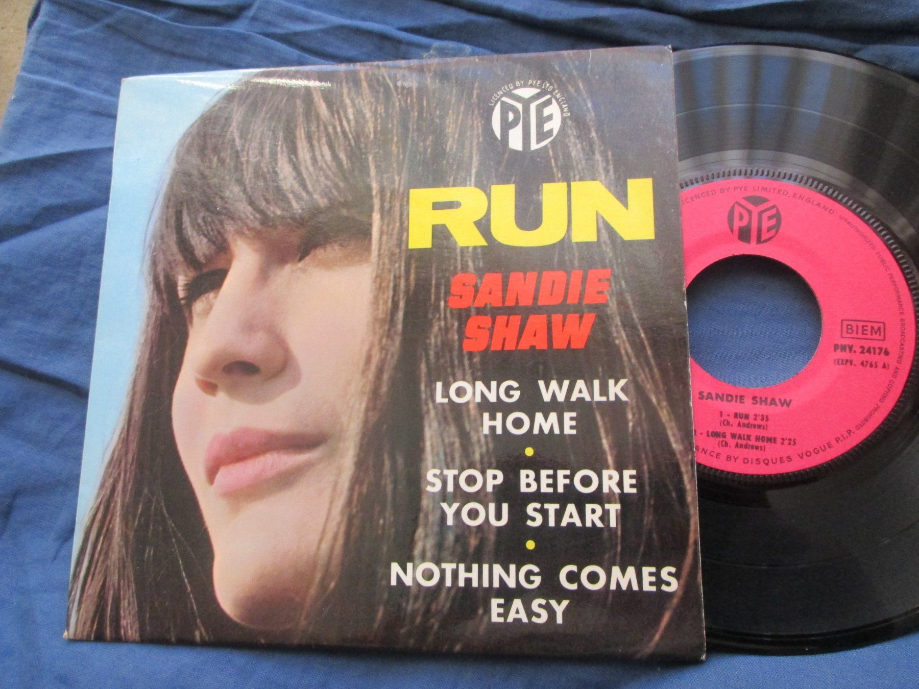 Schallplatten: Sandie Shaw EP Run – Gebraucht aus Colombier NE von Nevenma