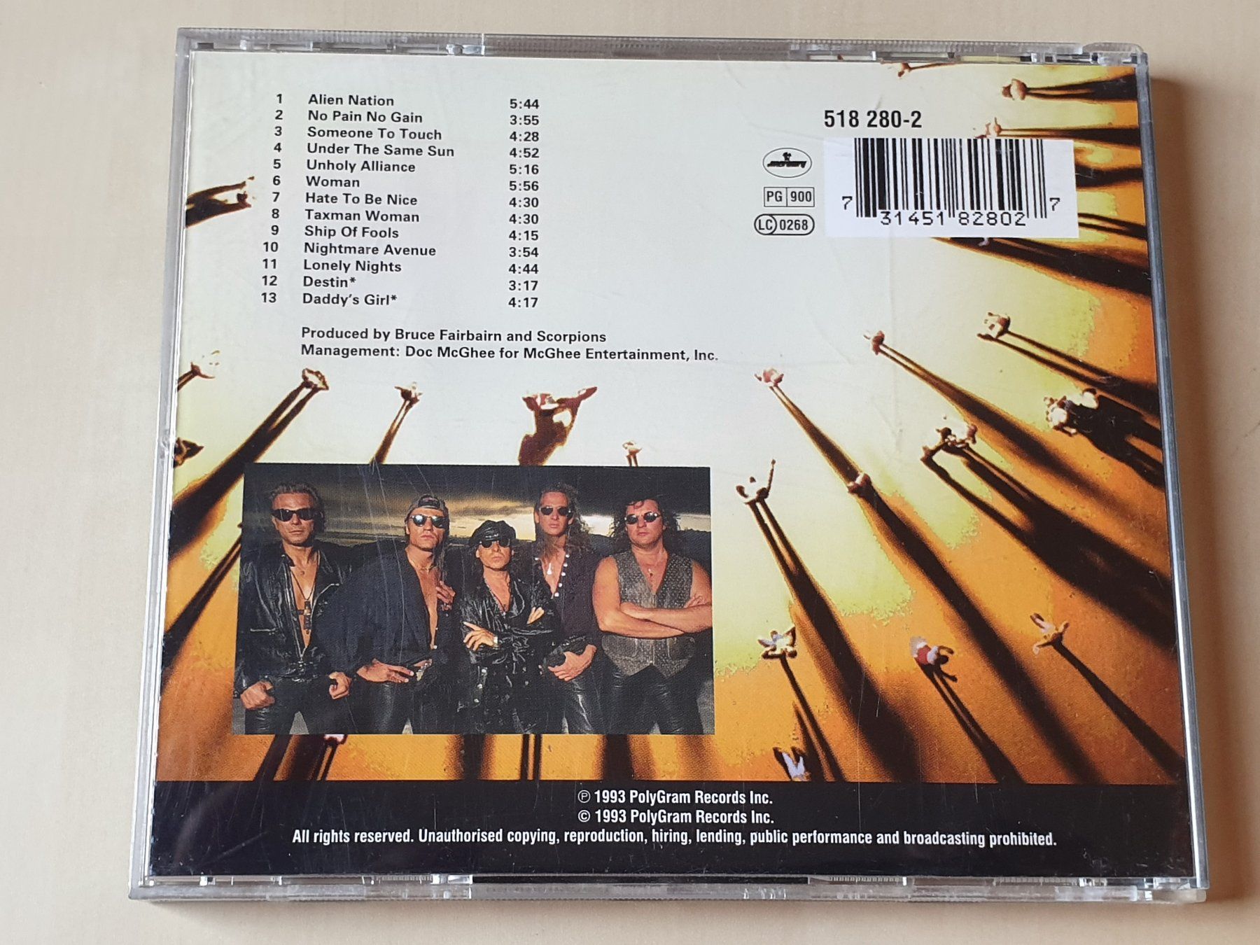 CDs: Scorpions Face the Heat – Gebraucht aus Stansstad von collectorsshop 1
