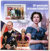 Block "Königin Elisabeth II". Zentralafrikanische Republik