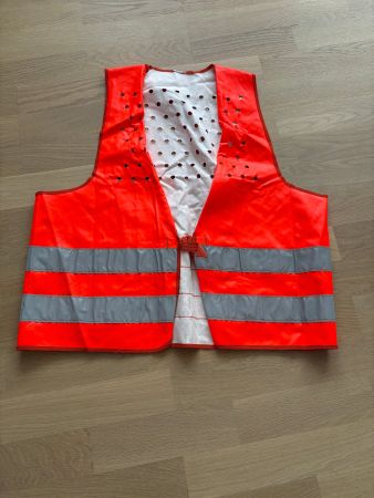 Jagd Warnweste orange / Grösse L