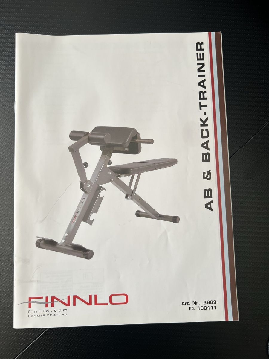 Finnlo Hometrainer: Finnlo AB & Back Trainer - Bauchtrainer Rückentrainer – Usato da Langnau i. E. venduto da Rychard 3