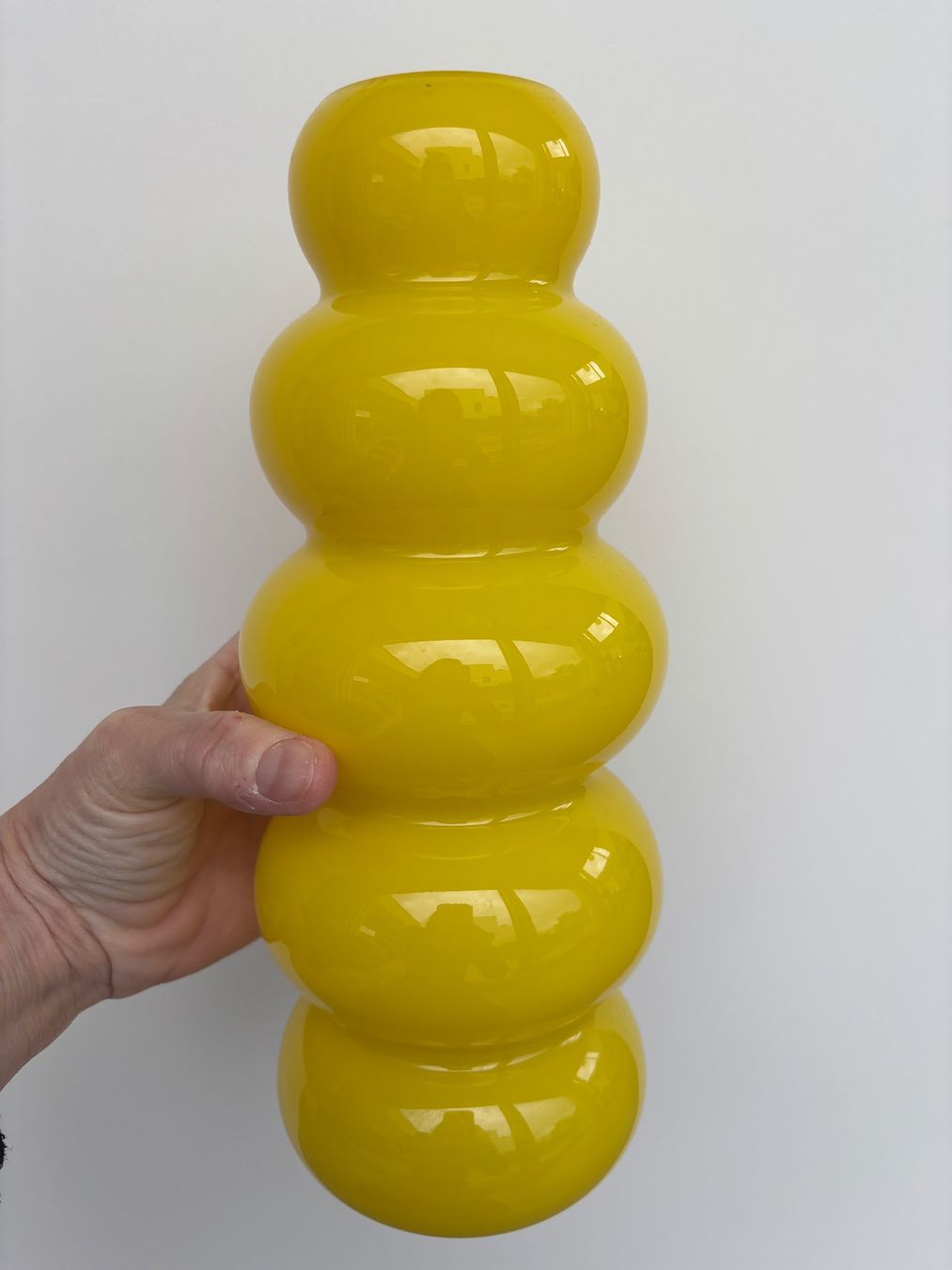Ikea Vasi & Recipienti: Vintage IKEA Vase, yellow glass – Usato da Steinhausen venduto da ChromeVintage 5