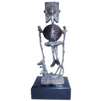 SKULPTUR MÄDCHEN LITTLE GIRL PICASSO HOM. FIGUR BRONZE