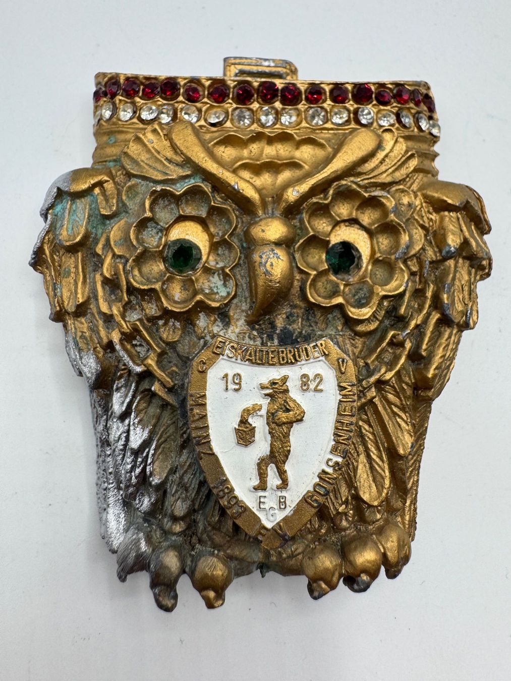 Figuren: Eulen Orden Eiskalte Brüder Mainz 1982 – Gebraucht aus Sachseln von BONATI01