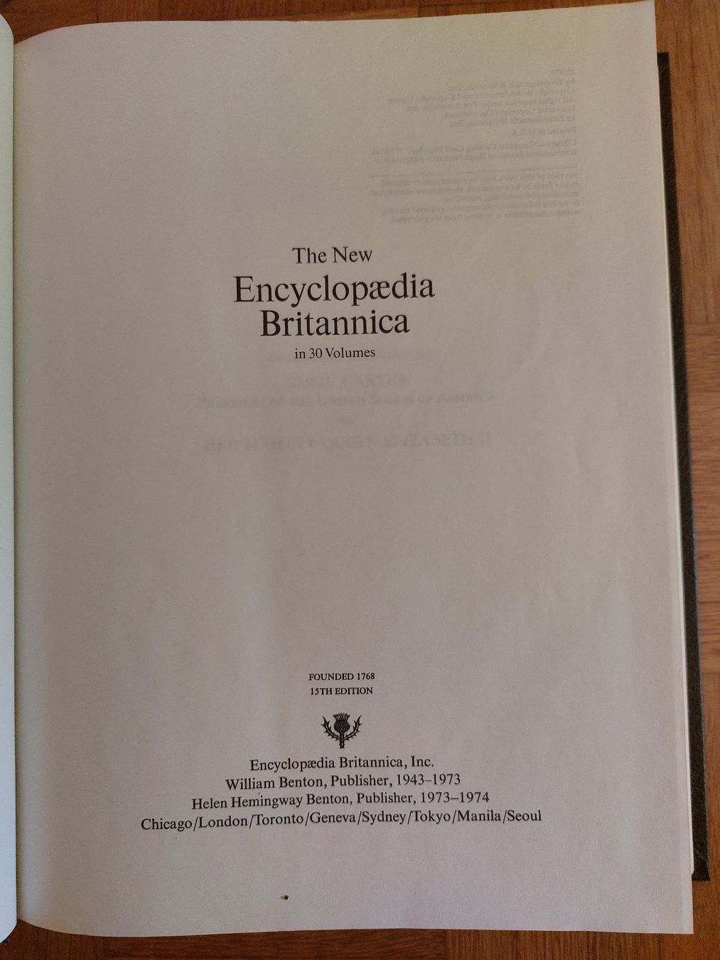 Bücher: Encyclopaedia Britannica 15. Ausgabe – Gebraucht aus Oberrohrdorf von kultie69
