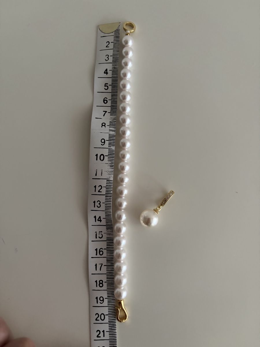 Armbänder & -reifen: Perlenarmband 20 cm mit Perlen Anhänger   – Neu und originalverpackt aus Muttenz von stoeberi01 3