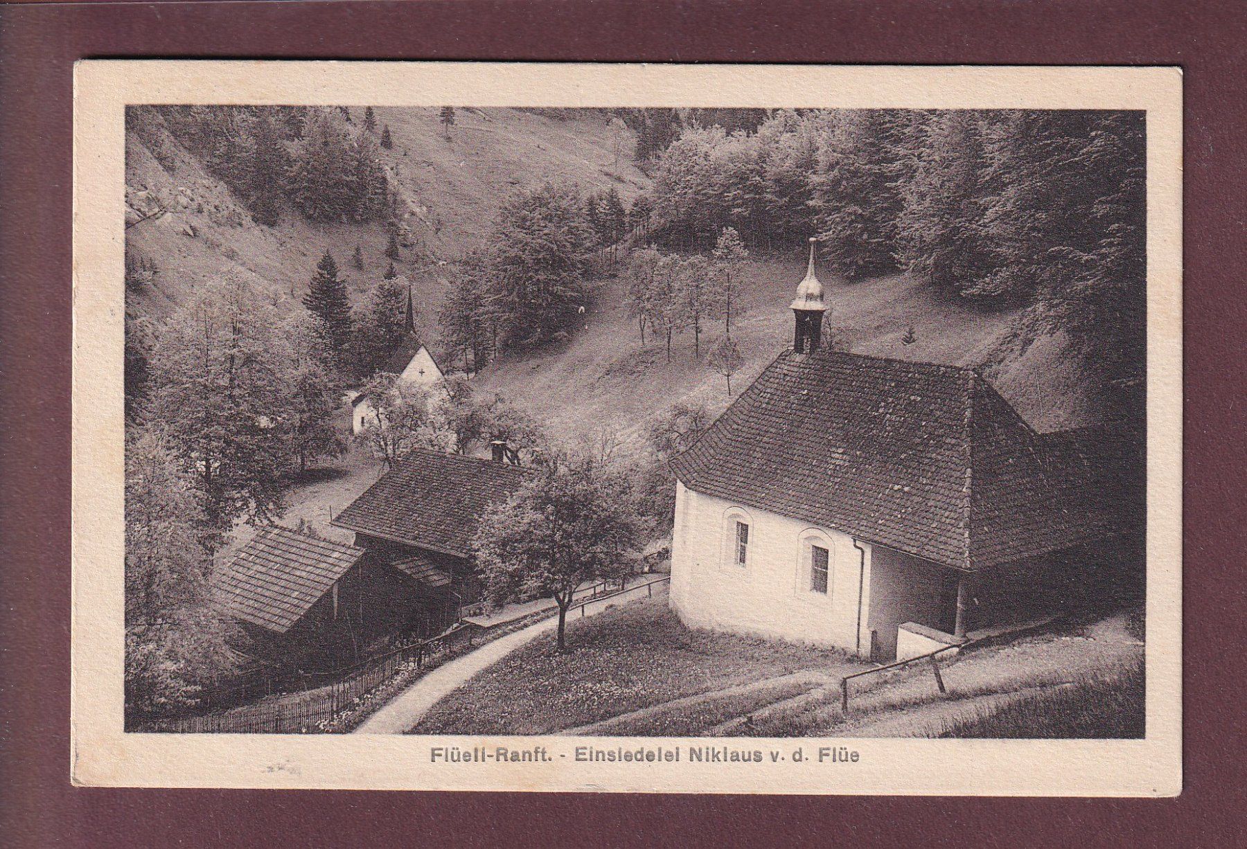 Cartes postales: FLÜELI-RANFT - Einsiedelei - 1924 – D'occasion à Pully par nicecards