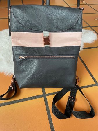 Fröhlich Rucksack Schwarz/Rosegold