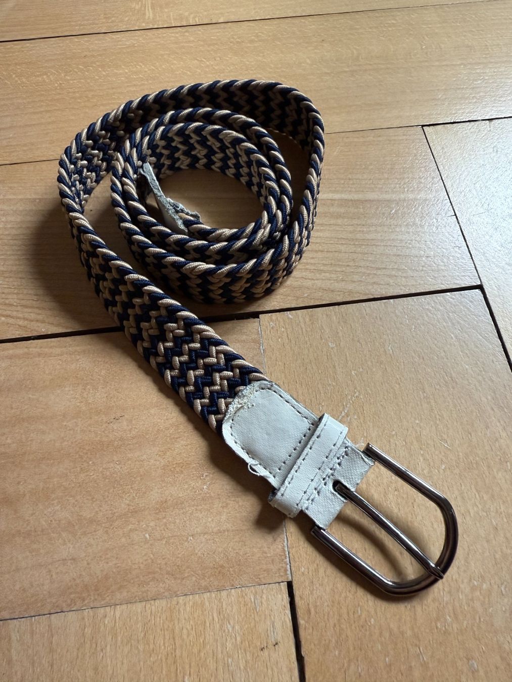 Cinture: Flechtgürtel dunkelblau-beige – Usato da Zürich venduto da Diazaio 1