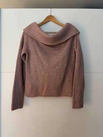 Damen Pullover gerippt altrosa Grösse L guter Zustand