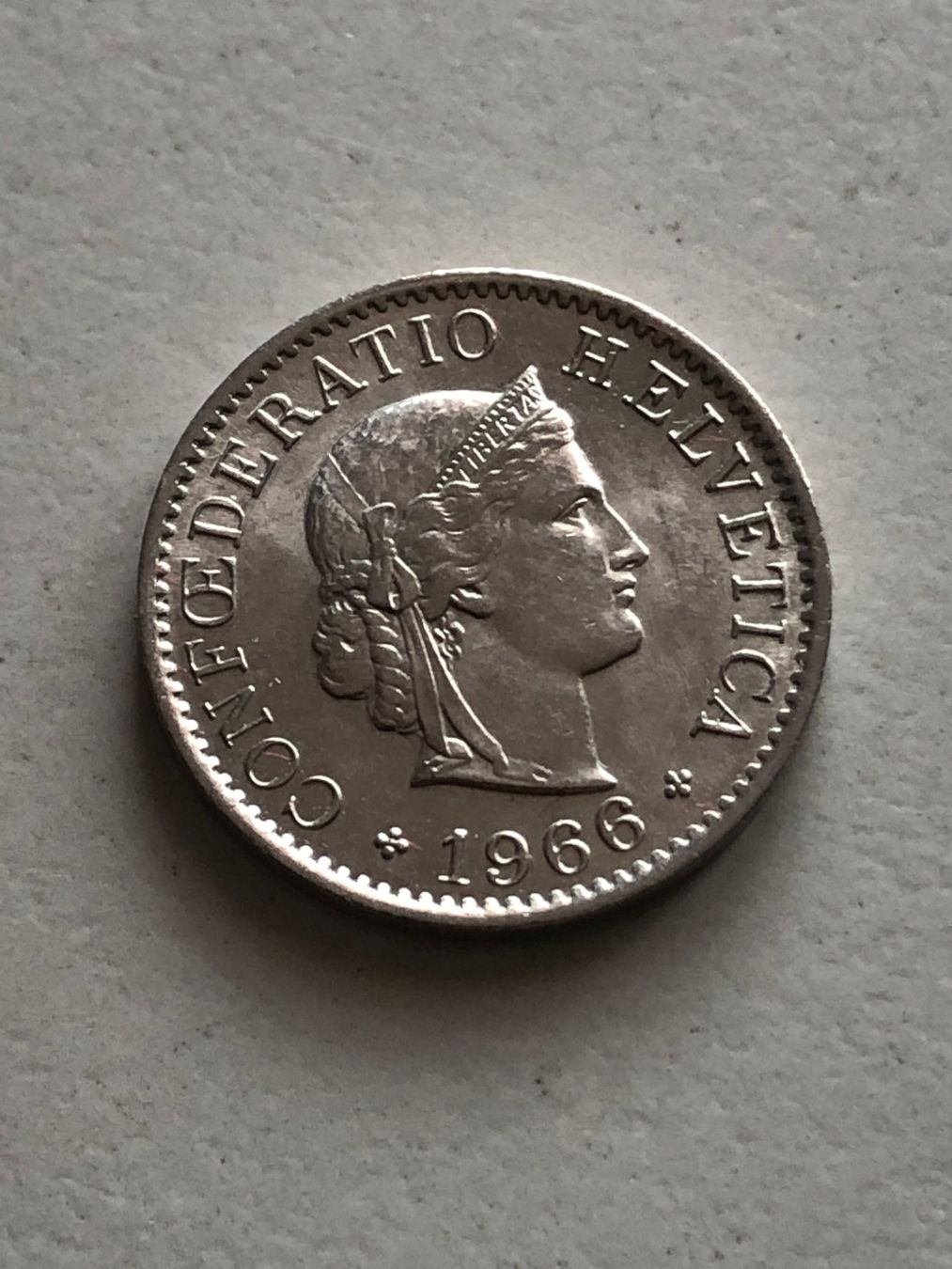 Toutes les monnaies: 5 Rp. 1966 fast unz. – D'occasion à Schötz par Odpa