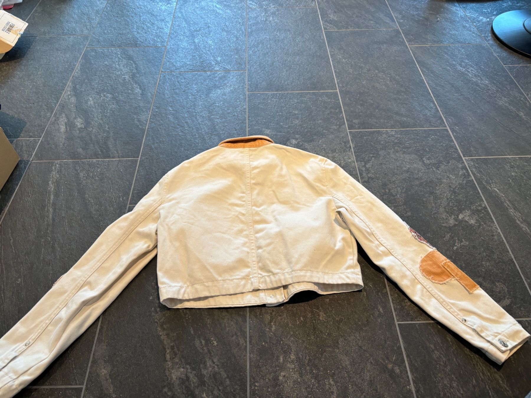 Bershka Giacche: Bershka Jacke - weiss und mehrfarbig - Patchwork - Grösse M – Usato da Stadel venduto da Chanel_5 7