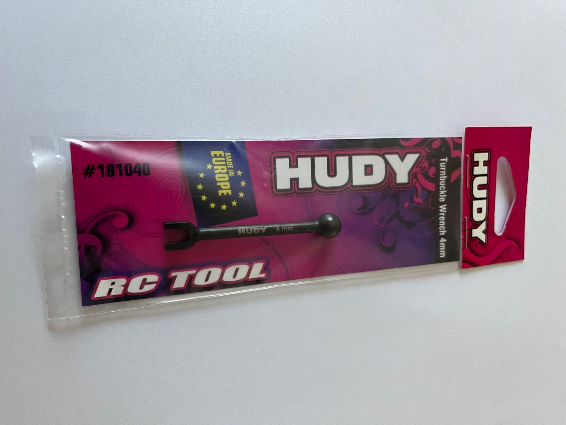 Hudy RC Modellbau: Gabelschlüssel 4mm HUDY 181040 – Neu und originalverpackt aus Buchs ZH von rc-indoorbahn