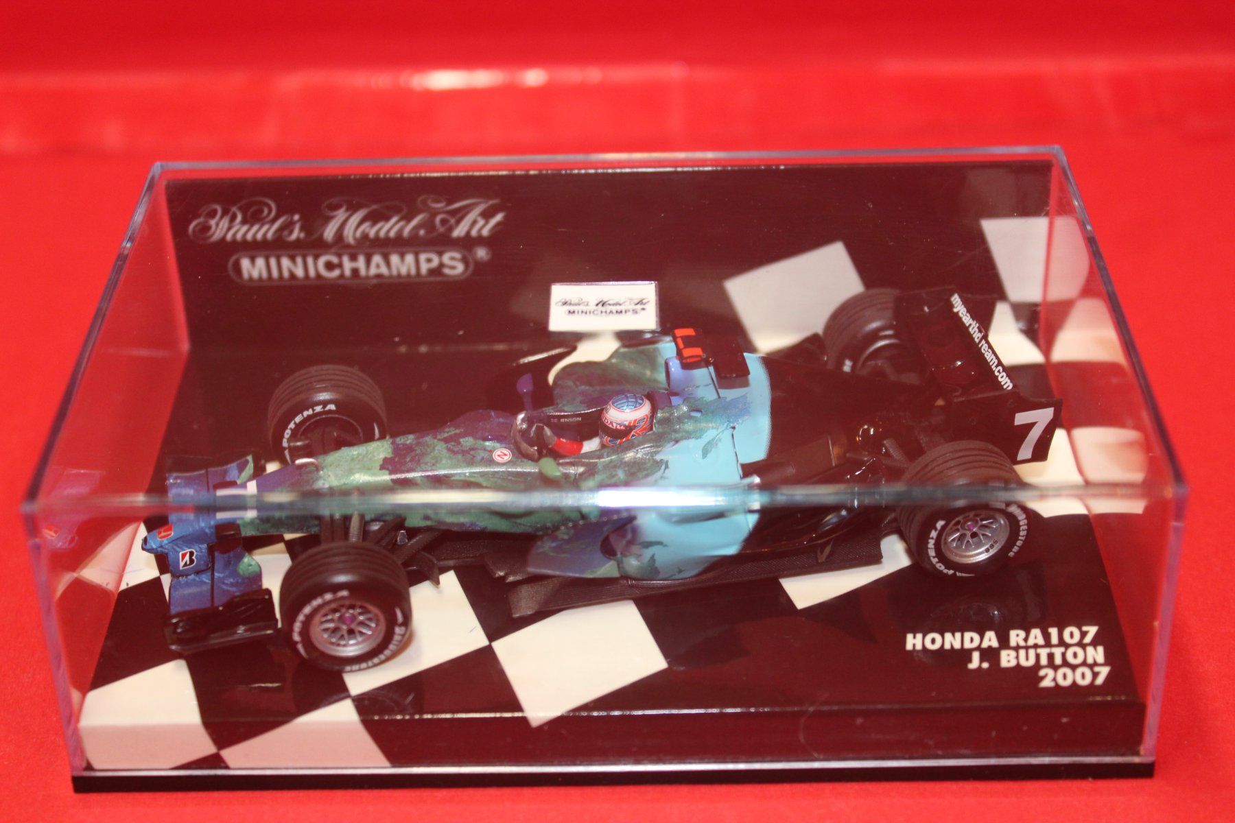 1/43 Honda Racing F1 RA107 (2007) - #7 J. Button (Gebraucht) in 