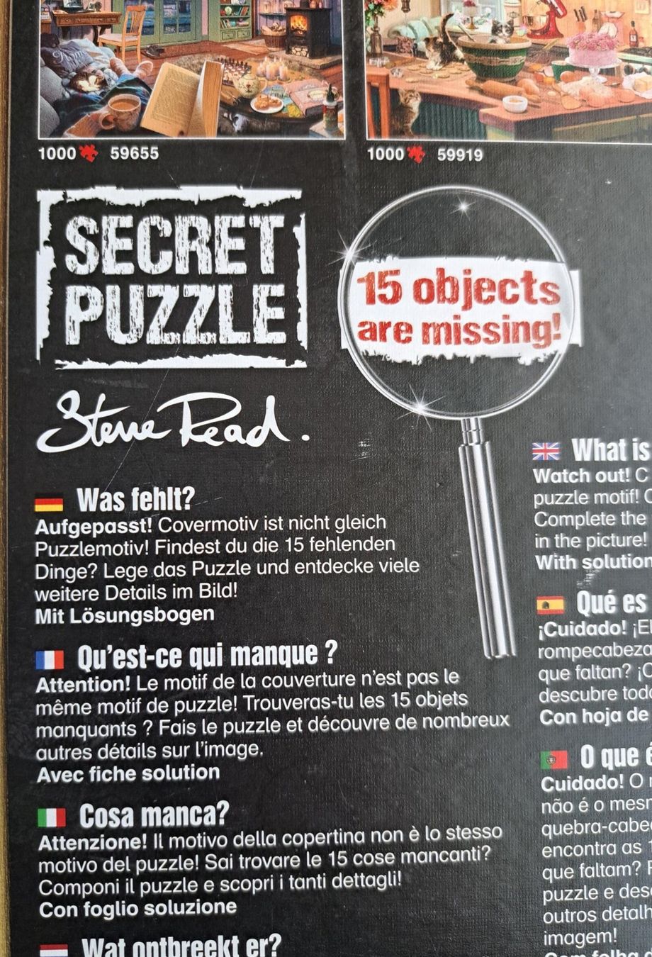 Puzzle: Puzzle, 1000 Teile, Secret – Usato da Basel venduto da Patiscat 1