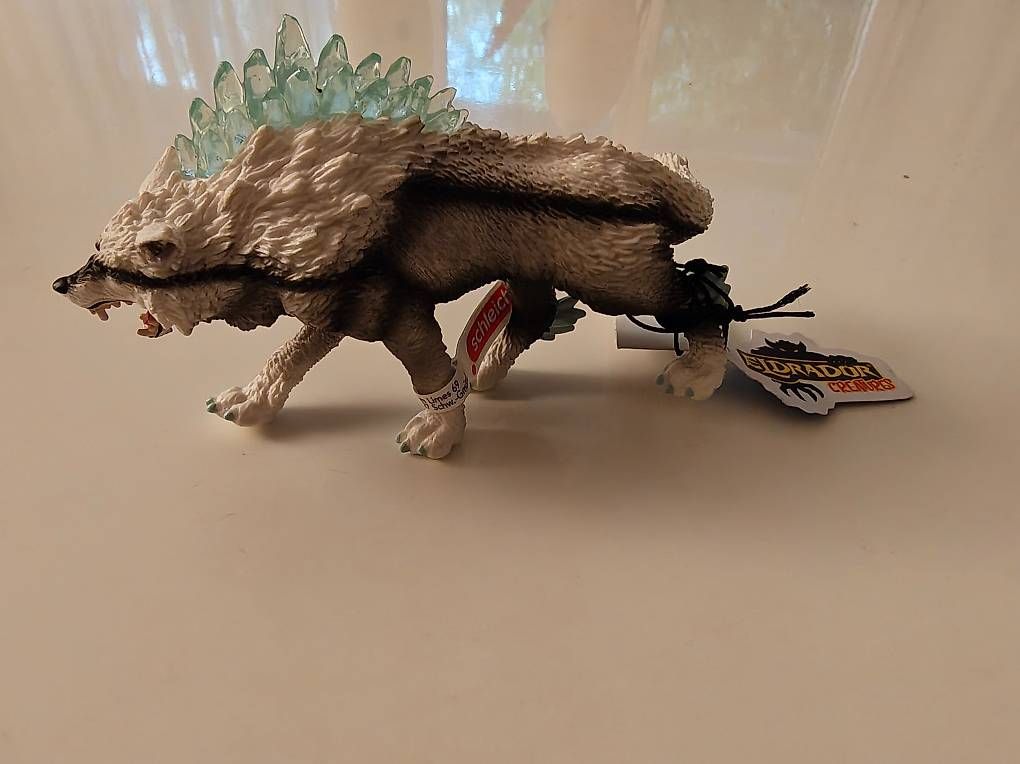 Statuette: Schneewolf Eldrador Schleich - NEU – Nuovo e nell'imballaggio originale da Zürich venduto da asollberger 2