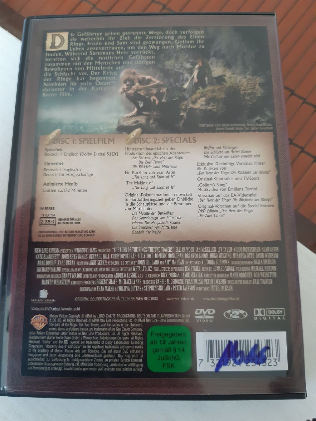 Tutti i DVDs: Der Herr der Ring - Die zwei Türme – Usato da Domat-Ems venduto da nugipuff 1