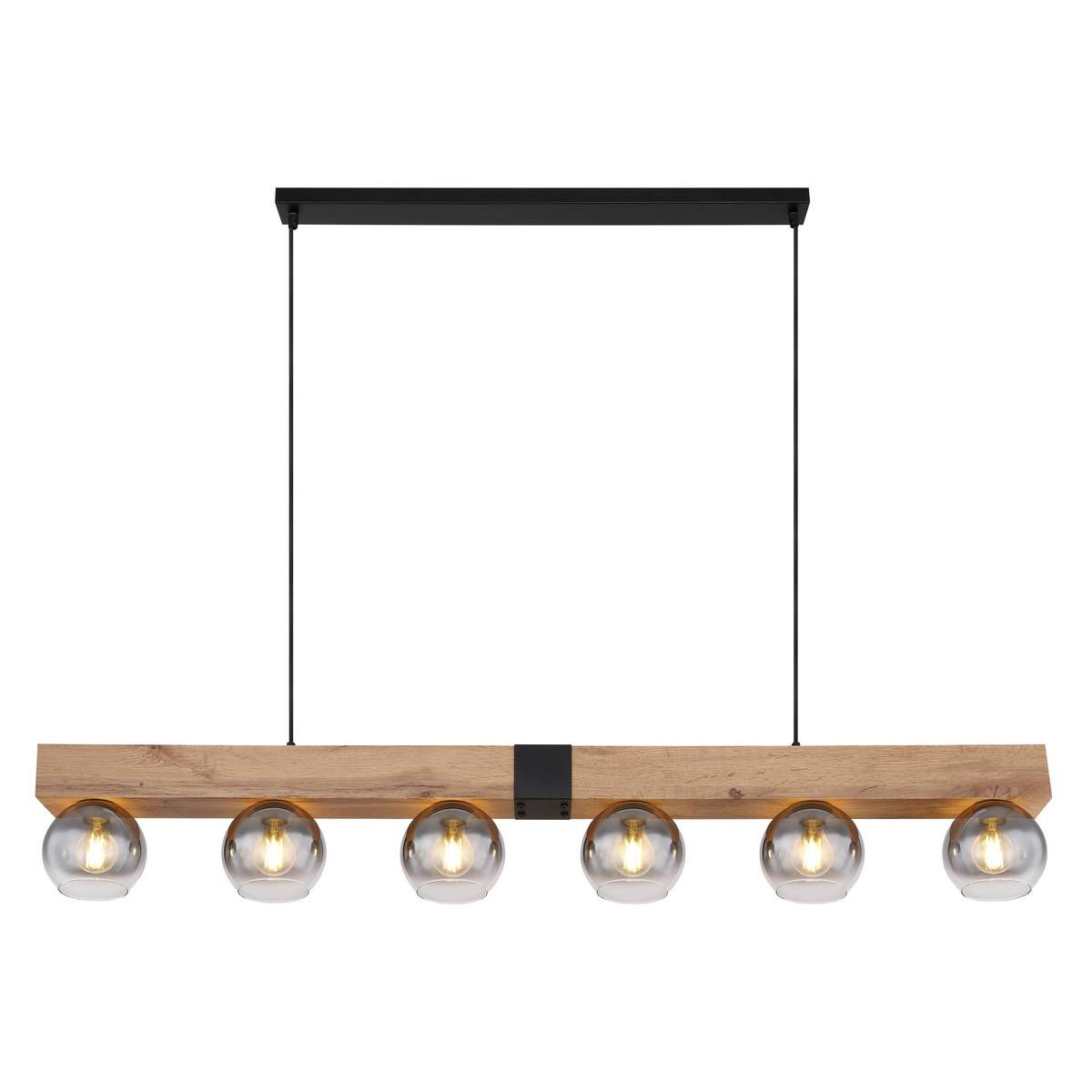 Lampadari & plafoniere: Pendelleuchte, Holzoptik, 140 cm x 15 cm – Nuovo (secondo la descrizione) da Kreuzlingen venduto da Smart-Light 5